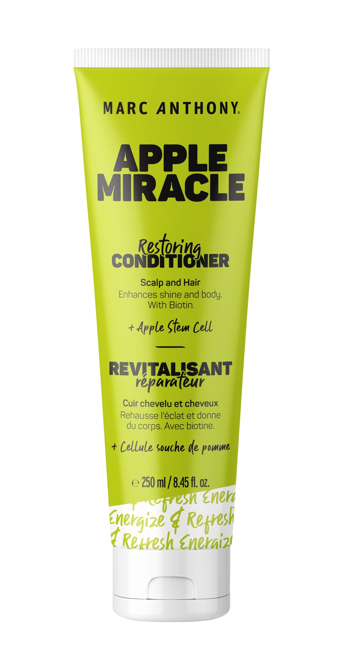 Marc Anthony Apple Miracle Restoring Conditioner Infused With Apple Stem Cell & Biotin, To Strengthens & Protects Your Hair | Moisturizers & Smoother Your Hair Quality -  250 Ml