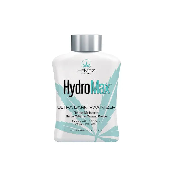 Hempz Hydromax Maximizer - Herbal Moisturizing Self Tanning Lotion for Tanning Beds, Beach, Sun 13.5 Fl OZ