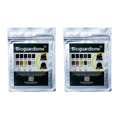 Bioguardiome Hair Building Fiber Refill Bag (Black), Powder Based fibers | Natural Hair Thickening Fiber for Thin Hair Men & Women | Cover bald spot - 25gm (Pack of 2)(Black, Size: 50 gm)