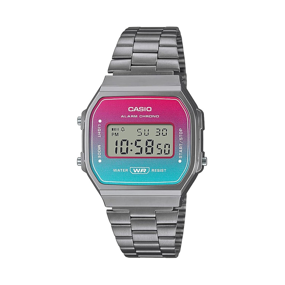 Casio Unisex-Adult Quartz Watch Turqouise / Pink / Silver