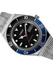Timex Men's M79 Automatic 40mm Watch - Silver/Blue/Black