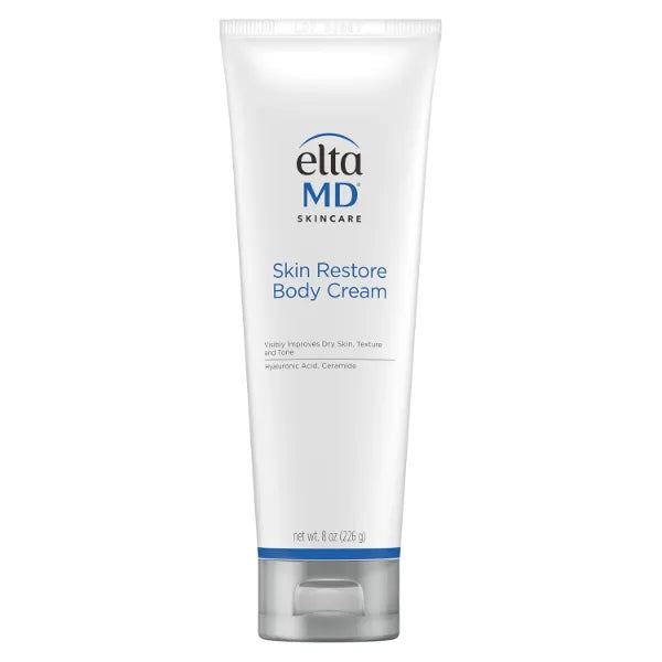 EltaMD Skin Restore Body Cream, Fragrance-Free Lotion for Women with Hyaluronic Acid and Niacinamide, Body Moisturizer, 8 oz Tube