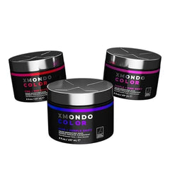 XMONDO Shade Shift Color Depositing Mask Bundle 3 Light Reactive Semi Permanent Hair Masks for Blonde to Light Brown Hair Bond Booster + Hydrating Formula 3 Shades