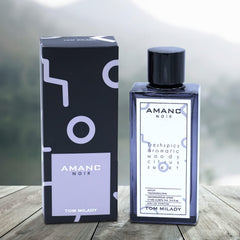 Amanc Noir by TOM MILADY EDP perfume for Men sea grapefruit and guaiac wood Fragrance, 100ml