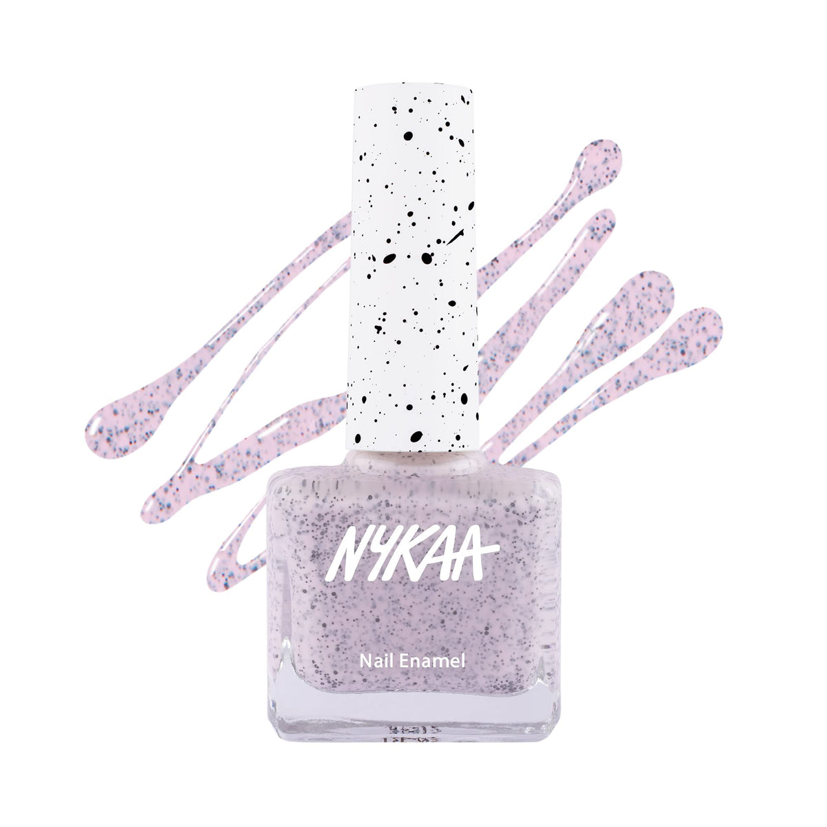 NYKAA Cookie Crumble Nail Enamel Polish with long lasting colour, rich pigment, one stroke application 9ml (Cherry Crunch 190)