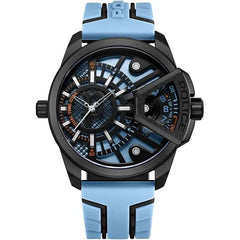 POLICE - Underlined Watch For Men With Silicone Strap Water Resistant 46mm