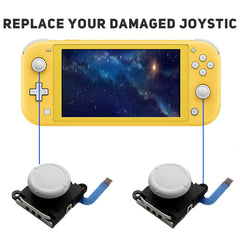 NiceCo Replacement Joystick for Nintendo Switch lite, Repair Joystick Replacement Tool Kit for Switch lite and Nintendo Joycon Controller