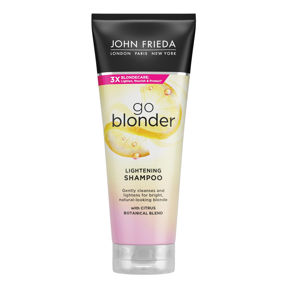 John Frieda Sheer Blonde Go Blonder Lightening Shampoo for Blonde Hair, 250 ml (Packaging May Vary)