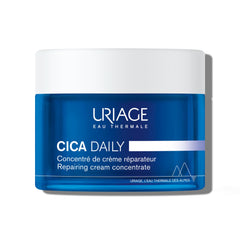 Uriage Cica-Daily Repairing Cream Concentrate with Centella Asiatica, Hyaluronic Acid & Vitamin B5 - Repairs & Moisturises in 1 Application - Fragrance-Free - 96% Natural Ingredients - 50 ml