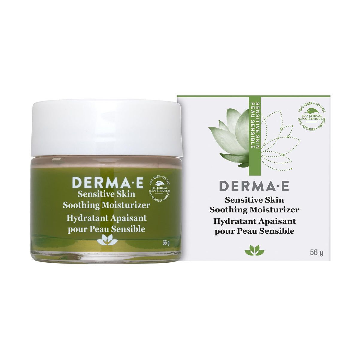 Derma E Anti-Aging Antioxidants Pycnogenol Sensitive Skin Moisturizing Cream, 56 G