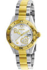 Invicta Women's Pro Diver Analog Display Japanese-Quartz Watch - Gold/Silver