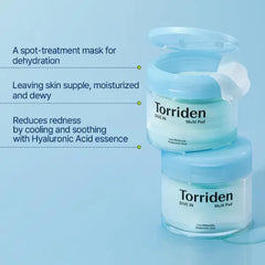 Torriden DIVE IN Multi Pad (80 pads) | Serum infused Facial Pads for Cooling, Soothing, Hydrating Spot Masking | Hyaluronic Acid, Panthenol, Allantoin