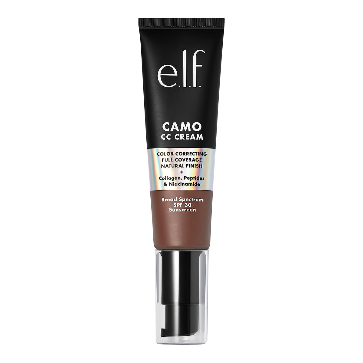 e.l.f. Camo CC Cream, Color Correcting Full Coverage Foundation with SPF 30, Rich 620 W, 1.05 Oz