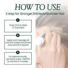 Scalp&Hair Serum for Thinning Hair by Vivelab,15ml–Clinically Tested,Nourishing Formula with Biotin,peptide. Promotes Healthy Scalp&Fuller-Looking Hair