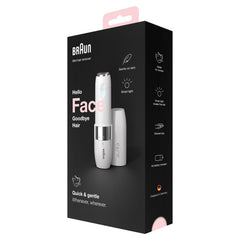 Braun Face Mini Hair Remover FS1000, Electric Facial Hair Removal for Women, for On-the-Go