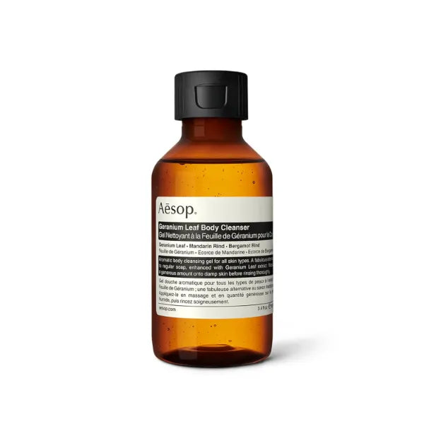 Aesop Geranium Leaf Body Cleanser, Citrus Scent - 100 ml / 3.3 oz