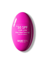 Babeskin Tonal Equalizer Highlighter Face Sun Cream Pink Glam Tone Up + 50 Spf 50 ml All Skin