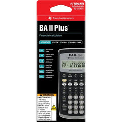 Texas Instruments Calculator BAII Plus Financial Calculator - Black