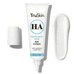 TruSkin Eye Cream for a Hydrated, Brighter-Looking Eye Area - Improve Appearance of Dark Circles & Puffiness - Hyaluronic Acid, Squalane, Green Tea - Under Eye Cream for Women, 0.5 fl oz