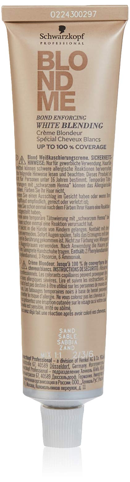 Schwarzkopf BM Bond Enf. White blending. Sand - 60 ml