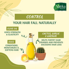 Vatika naturals hair mayonnaise for fall control - 500g