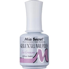 Mia Secret Gelux Soak-off gel nail polish color Ice Cream Gel polish cured with nail lamp Esmaltes para uñas en gel de larga duración para lampara uv Esmalte en gel color Ice Cream