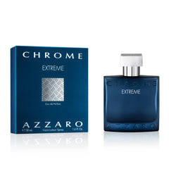 Azzaro Chrome Extreme Eau de Parfum — Mens Cologne — Woody, Citrus & Amber Fragrance, 1.7 Fl Oz
