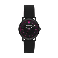 Skechers Women's Watch and Stackable Bracelet Gift Set - Bellflower Black