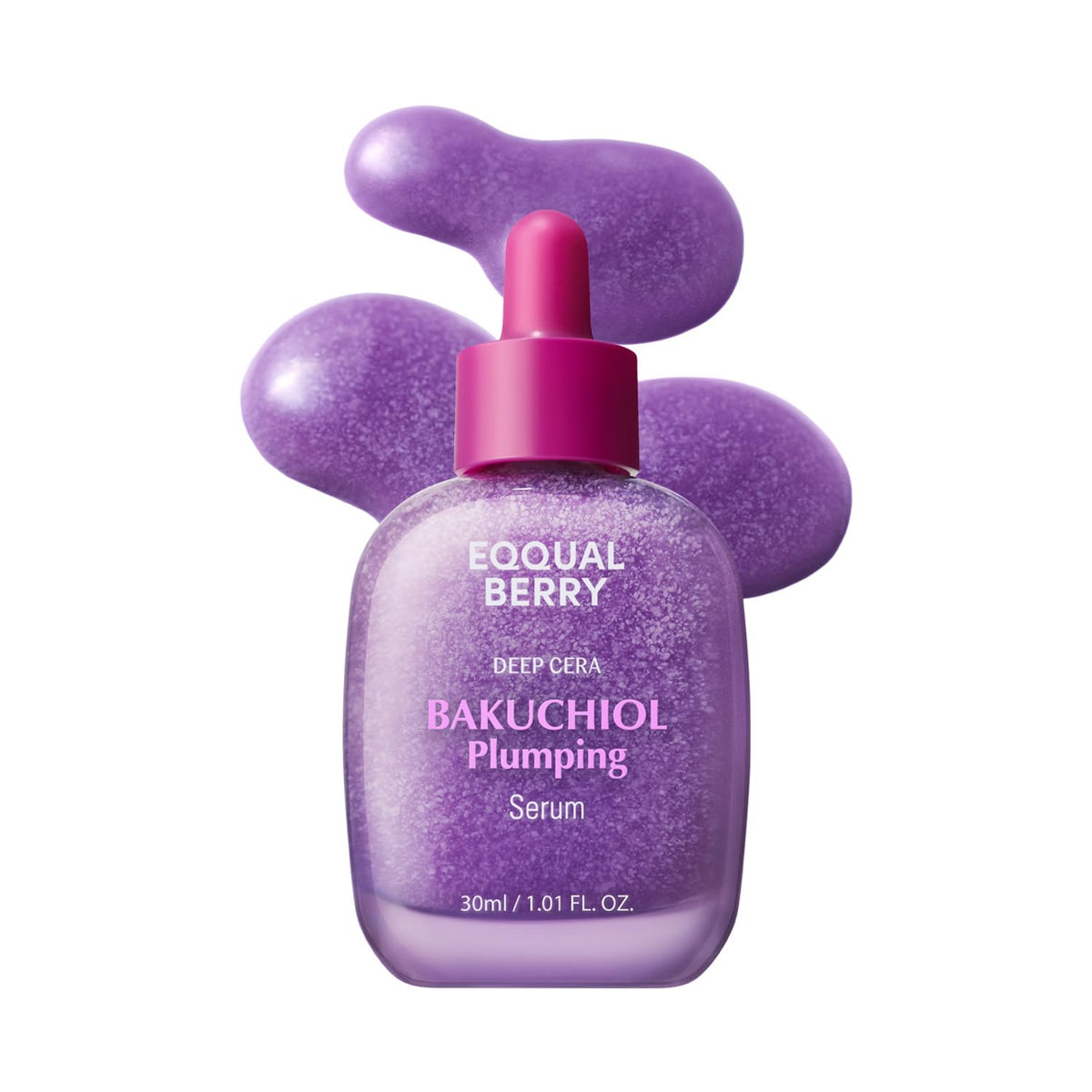 Ecoberry Bakuchiol Hair Enlargement Serum - Reduces Pores & Wrinkles with Bakuchiol | Retinol Alternative for Sensitive Skin | Boosts Firmness & Elasticity with Ceramides & Peptides, 1.01 oz/30 ml