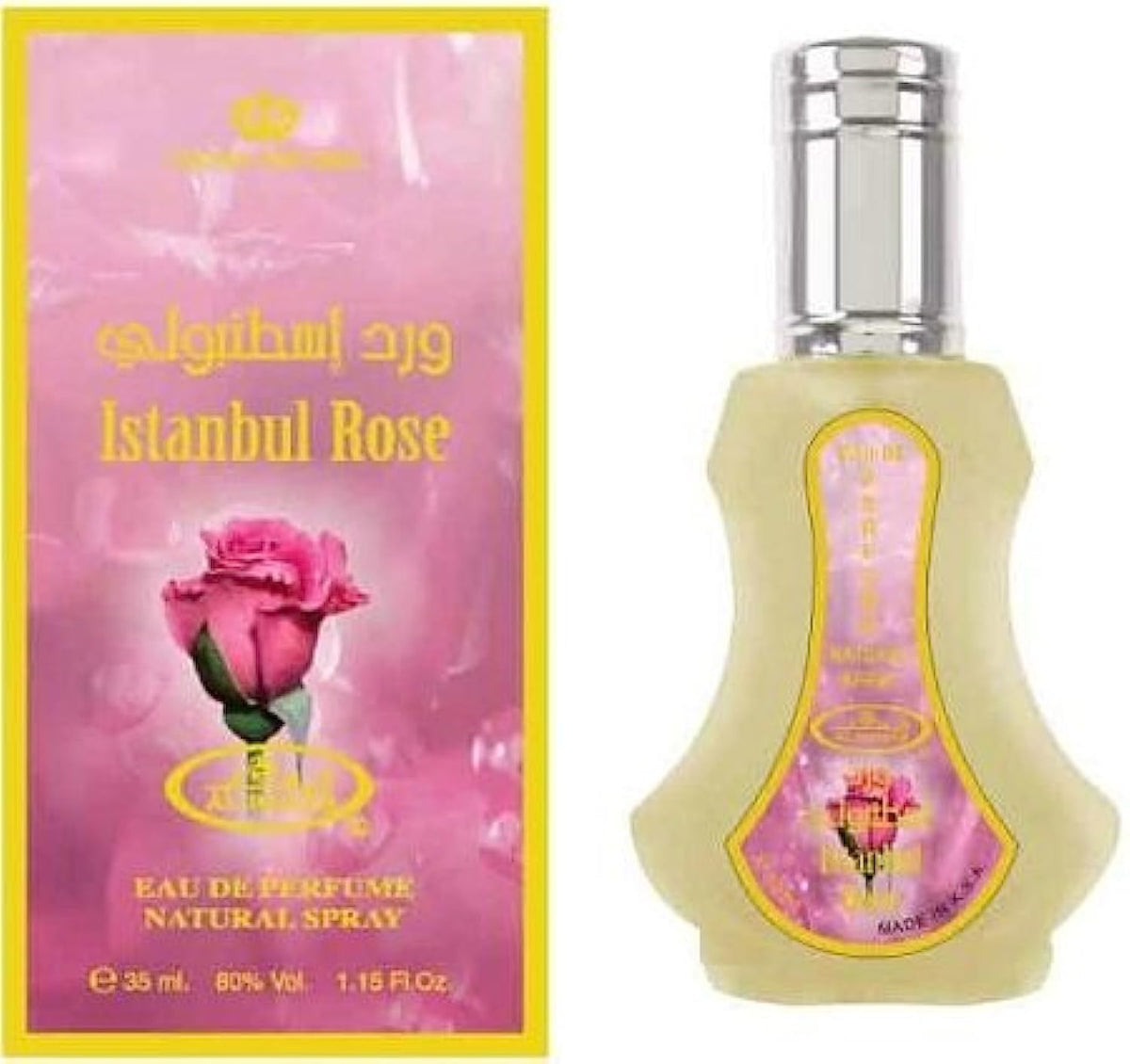 Istanbul Rose - Al-Rehab Eau De Natural Perfume Spray- 35 ml (1.15 fl. oz)