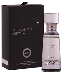 Armaf Club De Nuit Intense Man Perfumes Gift Set, Club De Nuit Intense Eau De Parfum 200ml Black + Club De Nuit Intense Non Alcoholic Concentrated Luxury French Perfume Oil 20ml, perfume for men