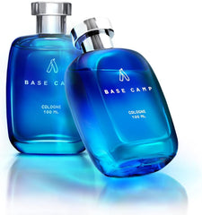 Ustraa Base Camp Cologne - 100 ml - Perfume for Men | Cool, Crisp Fragrance of the Mountains | Long-lasting | Zingy, Aquatic Notes with Fresh Masculine Fragrance
