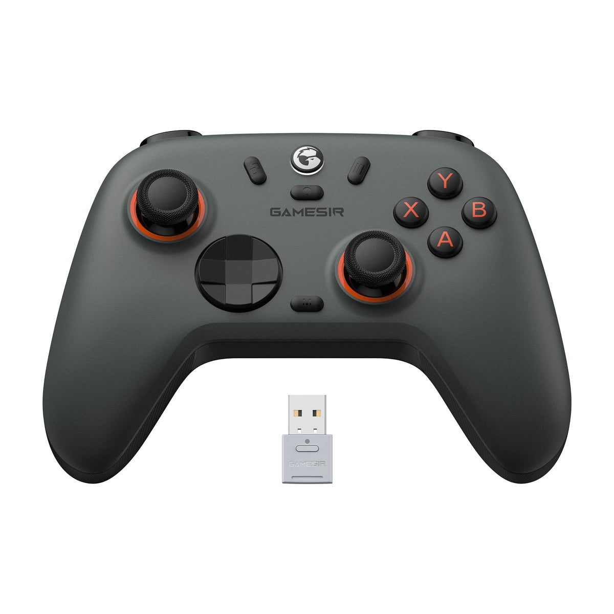 GameSir Nova 2 Lite Wireless PC Controller with Hall Effect Joysticks & Triggers, 2.4G & Wired 1000Hz Polling Rate, Remappable Buttons - Compatible with PC/Switch/Steam/Android - Grey