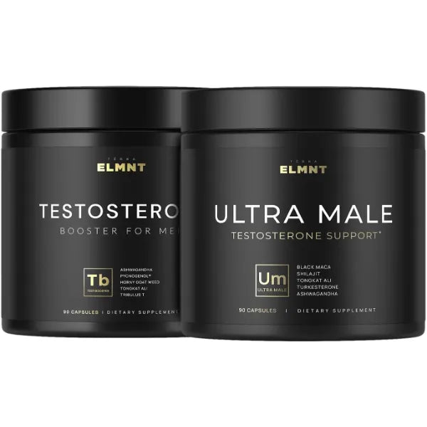 TERRA ELMNT Ultimate Testosterone Booster for Men Bundle