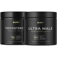TERRA ELMNT Testosterone Booster and Tongkat Ali for Men Bundle