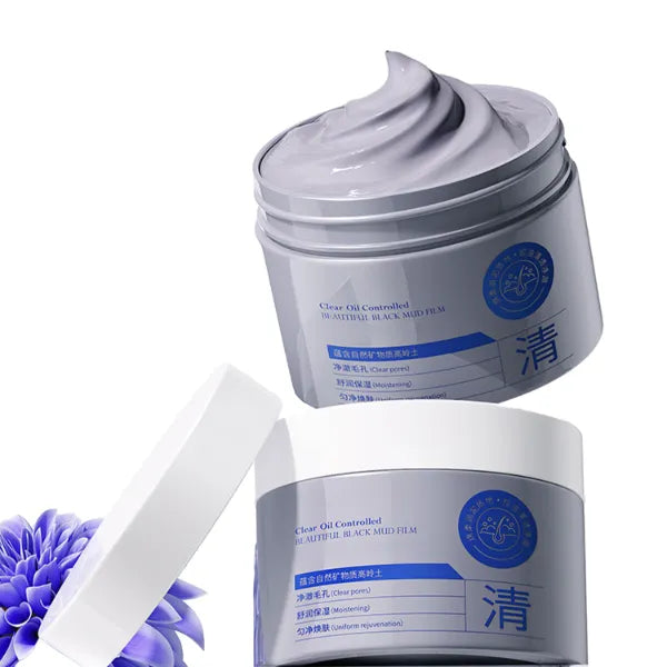 Grospe Mud Mask for Face - Deep Pore Cleansing & Detoxifying, Clay Mask for Oily & Combination Skin, Oil Balancing Facial Mask for Smooth Skin, 4.2oz