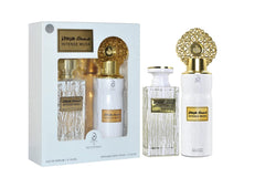 MY PERFUMES INTENSE MUSK from ARABIYAT 2 Pieces Perfume Gift Set for Unisex, 100 ml Eau De Parfum and 200 ml Perfume Spray