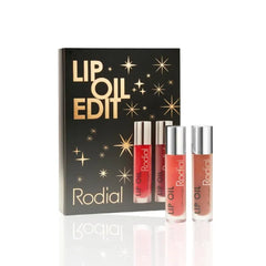 Rodial Lip Oil Edit Kit - Holiday Gift Set with Lip Oil Sugar Coral 0.13 fl. oz & Lip Oil Wild Plum 0.13 fl. oz, Hydrating, Plumping, High-Shine Botanical Lip Oils for Glossy Finish
