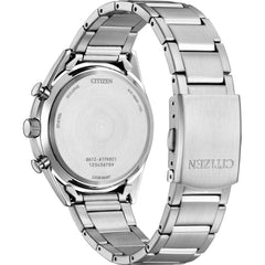 Citizen Men's Chronograph Eco-Drive Watch with Stainless Steel Strap CA0459-79X, Silver, Bracelet