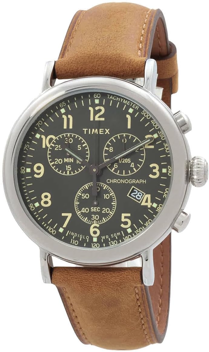 Timex Men's Standard Chronograph 41mm Watch - Tan