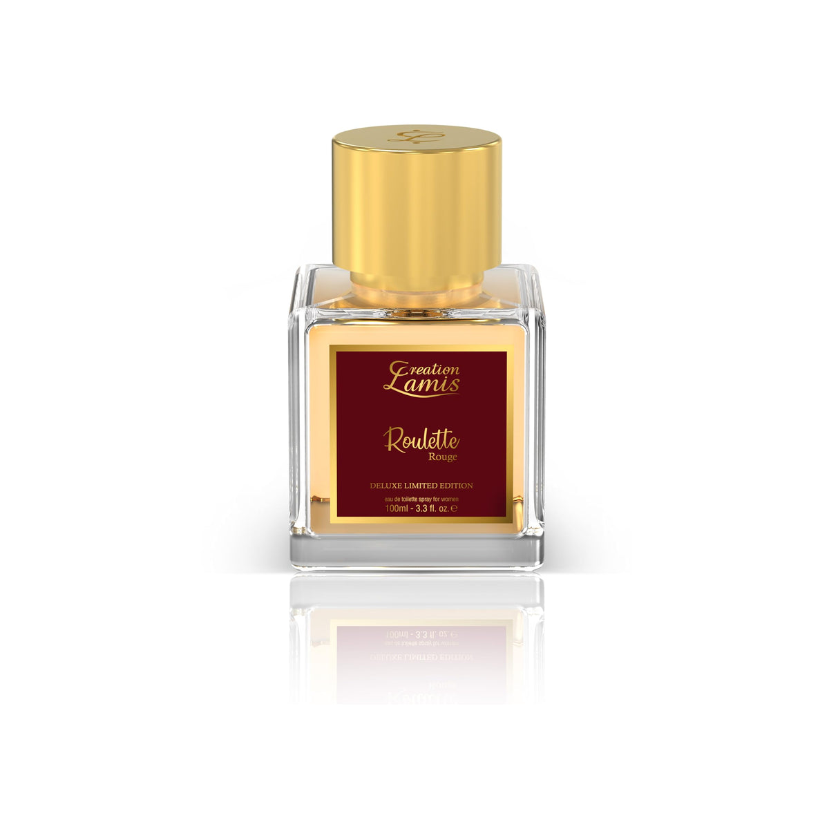 Creation Lamis - Deluxe Roulette Rouge | Floriental, Wood Long Lasting Fragrance | Unisex Perfume | Eau de Parfum (EDP) - 100ml / 3.4 fl.oz