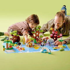 LEGO DUPLO Wild Animals of the World Toy with 22 Animal Figures, Sounds and World Map Playmat, Educational Gifts for Toddlers, Kids, Girls & Boys Aged 2-5 Year Old 10975