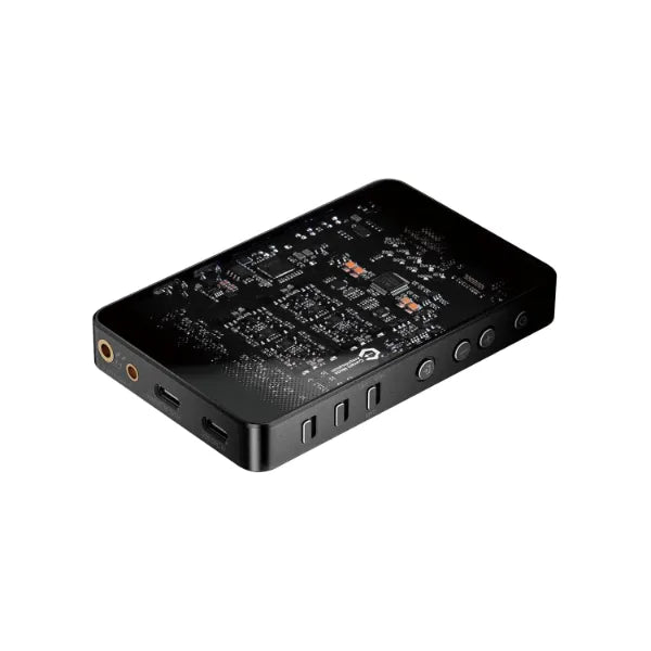 Questyle Sigma Bluetooth Headphone Amplifier Portable Rechargeable DAC [MFi Certified] Bluetooth 5.4 Receiver with Dual Outputs High Resolution PCM768/DSD512 USB Amps for Smartphones/PC/Laptop