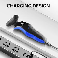 ECVV Multi-functional shaver - Waterproof Shaving machine triple blades Beard Trimmer Washable men's grooming kit
