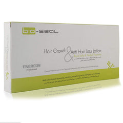Enercos Professional Bio Seal Hair Growth & Anti Hair Loss Lotion, Royal Jelly & Herbal Placentra Protein Extracts, Ideal For Daily Use Hair Lotion, 12 x 10 ml