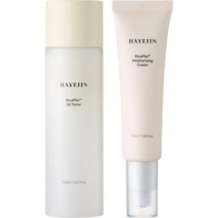 HAYEJIN RiceFila Oil Toner for face (5.07 fl oz) + Moisturizing Cream (1.69 fl oz) - RiceFila Radiance Duo – Face Toner & Moisturizer Bundle