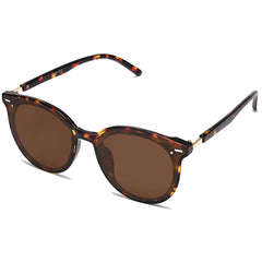 SOJOS Classic Retro Round Sunglasses Women Men Large Glasses SJ2067