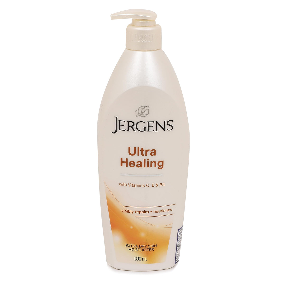 Jergens Ultra Healing Extra Dry Skin Moisturizer, Body and Hand Lotion for Dry Skin, for Quick Absorption into Extra Dry Skin, with HYDRALUCENCE blend, Vitamins C, E, and B5, 600ml