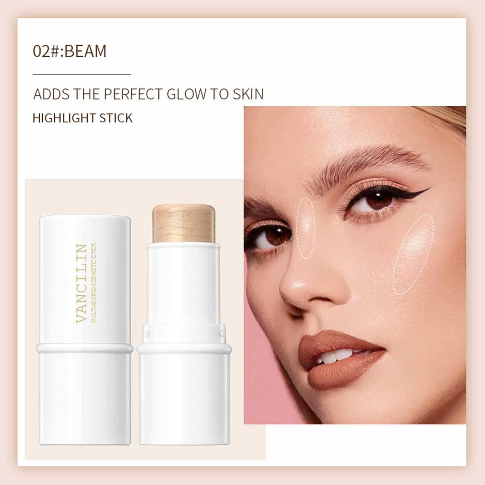 Multi Stick, Multifunctional Bronzer Pen, Face Stick Lip And Cheek Stick Moist Lips Cream Blush Professional Makeup for Perfect Look