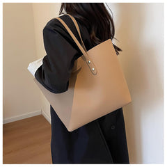 Women Tote Bags Soft Faux Leather Tote Purses and Handbags Ladies Tote Shoulder Bag, Big Capacity Handbag Lightweight - Brown